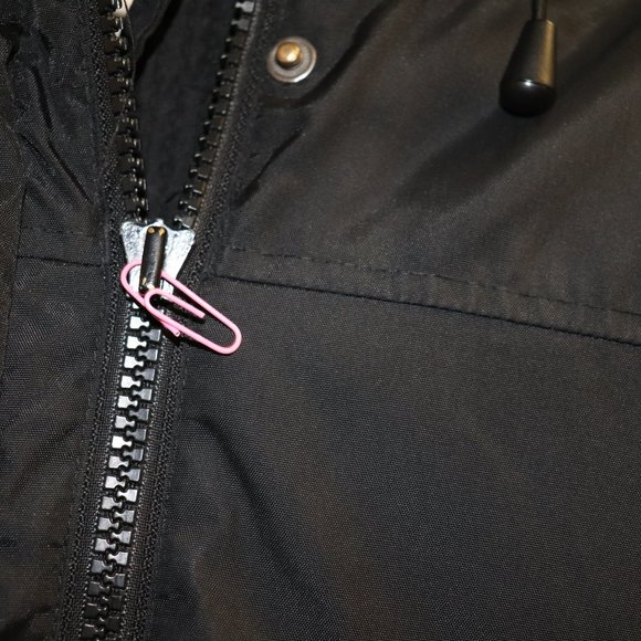 Pajar Black Down Feather Parka Winter Jacket - Picture 7 of 11